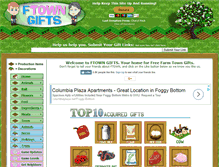 Tablet Screenshot of ftowngifts.com